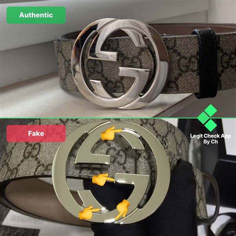 real versus fake gucci belt|authentic gucci belt buckle.